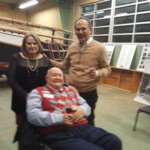 Dr. Jack Hoover(center)- Founder of our maritime museum, Ann Pickett(left)-Volunteer, Vincent Castiliola (right)- Local community business leader