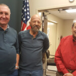 Ron Elias (right)-former long-term Ingalls Shipyard Chief Photographer, Ashton Cannon (middle), and Mr. Elias's good friend (left)