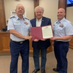 Pascagoula Mayor Willis and US Coast Guard